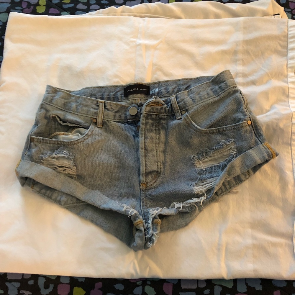 Jean shorts: size Medium (fits like a 3/4)